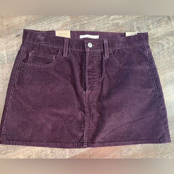 Levi's Corduroy Icon Skirt-Size 30 - Picture 1 of 8
